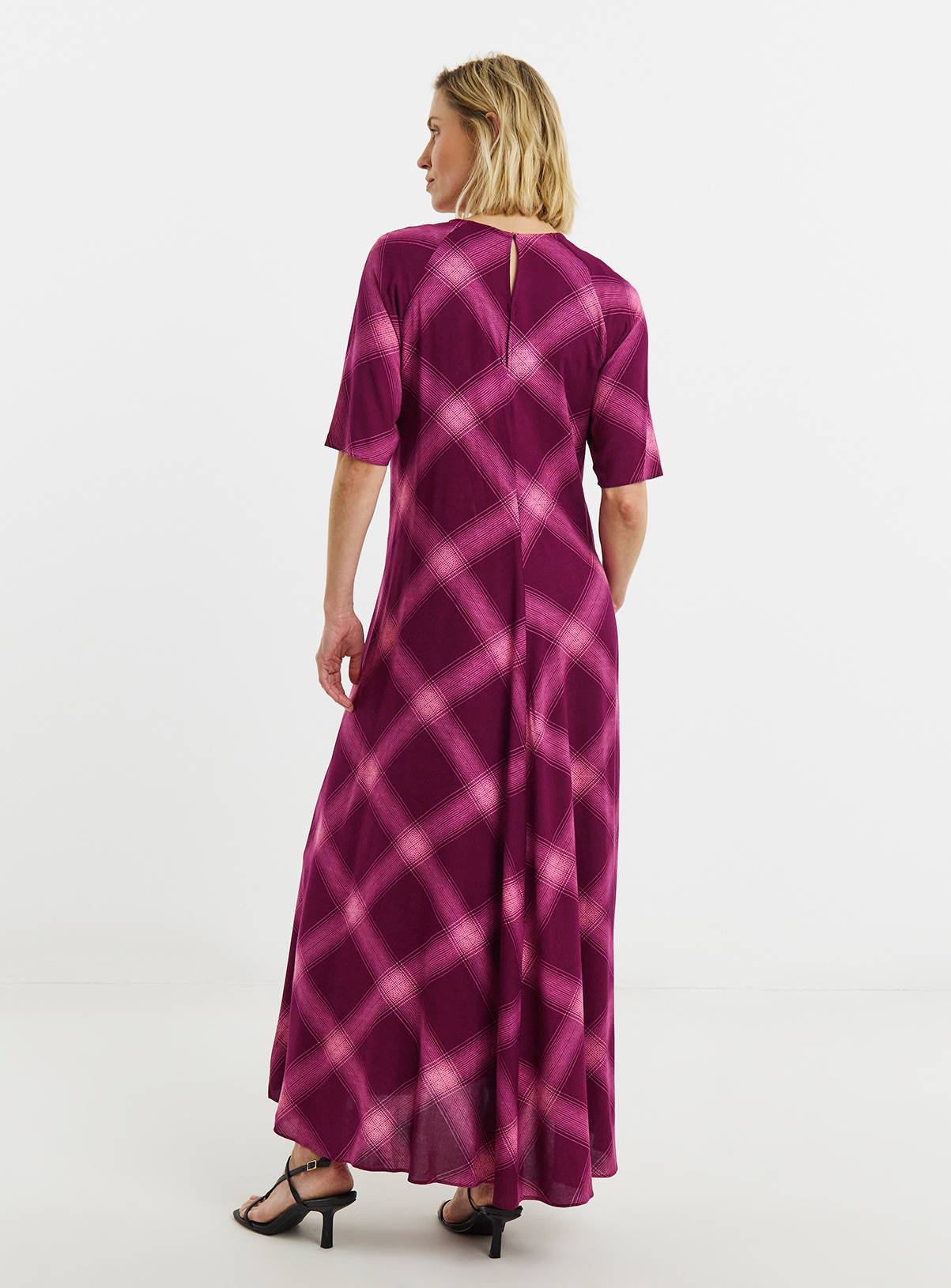 JD WILLIAMS Short Sleeve Care Free Maxi Dress 8 - Image 2